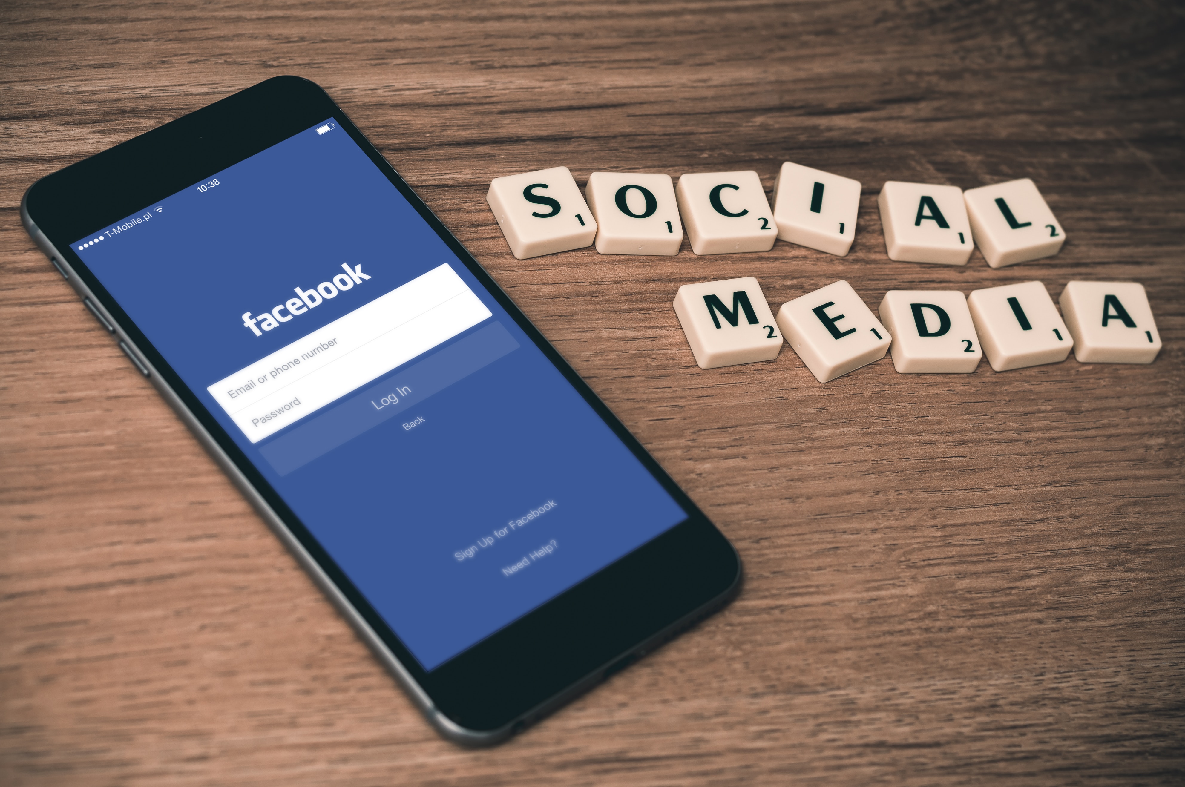 Facebook app on a phone Photo by William Iven on Unsplash